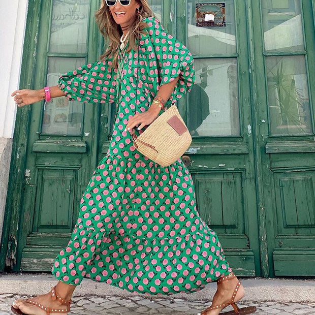 Isabell Maxi Dress – Feminine Elegance and Fluidity for All Your Occasions-Cramta