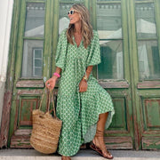 Isabell Maxi Dress – Feminine Elegance and Fluidity for All Your Occasions-Cramta