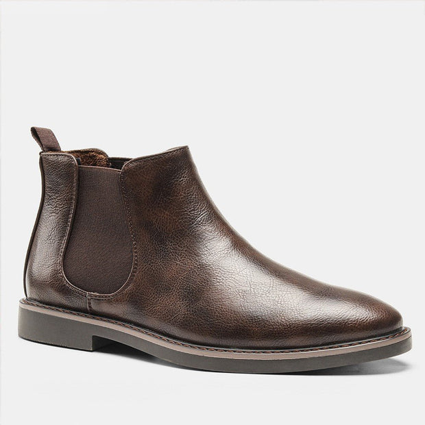 Jonas Men's Chelsea Ankle Boots – Classic Style, All-Day Comfort-Cramta