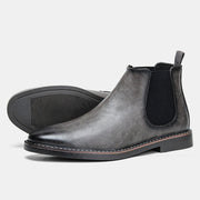 Jonas Men's Chelsea Ankle Boots – Classic Style, All-Day Comfort-Cramta