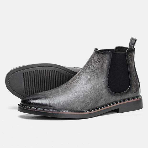 Jonas Men's Chelsea Ankle Boots – Classic Style, All-Day Comfort-Cramta