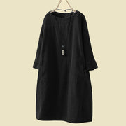 Kamilla Rope Dress – Casual and Chic Style with a Refined Vintage Touch-Cramta