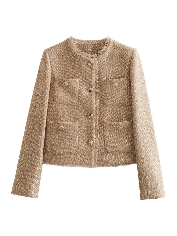 Melinda Tweed Blazer – Timeless elegance and modern style for a sophisticated look-Cramta