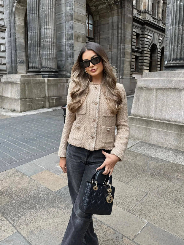 Melinda Tweed Blazer – Timeless elegance and modern style for a sophisticated look-Cramta