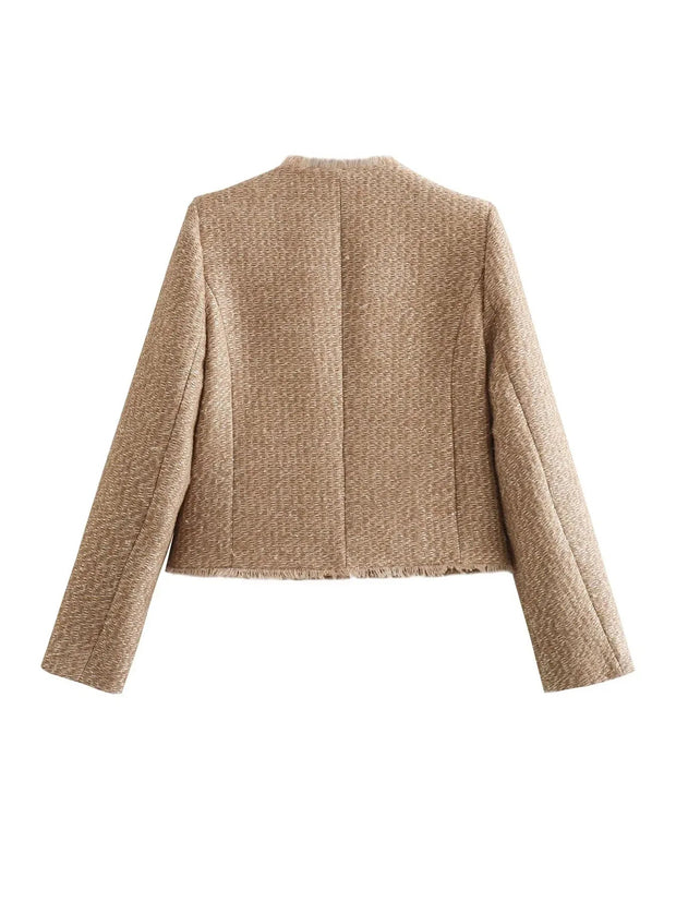 Melinda Tweed Blazer – Timeless elegance and modern style for a sophisticated look-Cramta