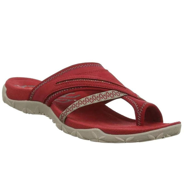 Comfortable summer sandals with arch support and orthopedic flip-flops EMMALINE-Cramta