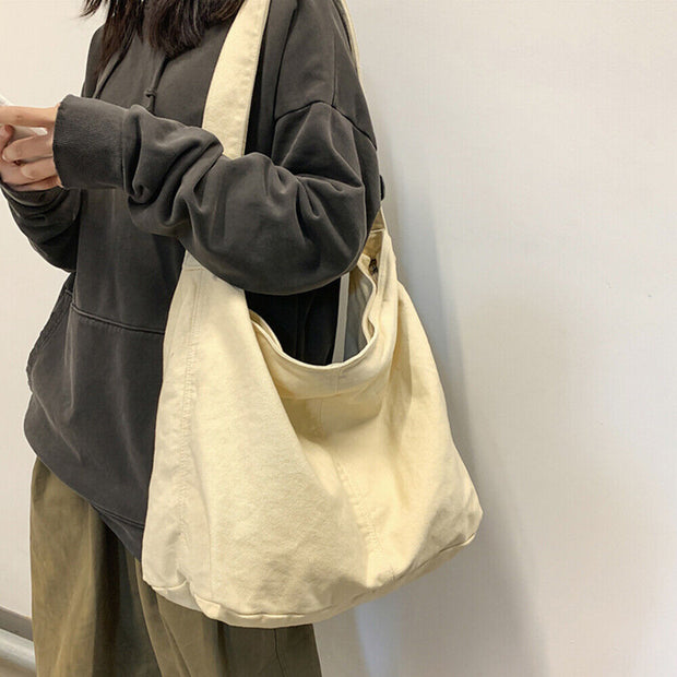 Larissa Canvas Crossbody Bag - Elegant and Spacious Handbag for Women-Cramta