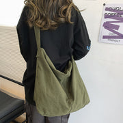 Larissa Canvas Crossbody Bag - Elegant and Spacious Handbag for Women-Cramta