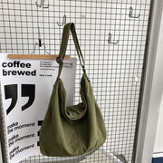 Larissa Canvas Crossbody Bag - Elegant and Spacious Handbag for Women-Cramta