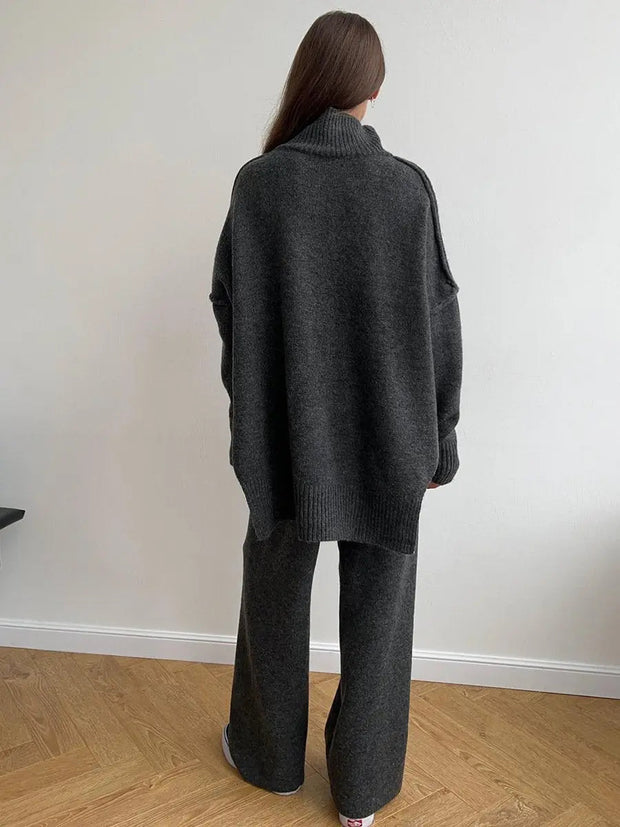 Astrid Knitwear Set – Stylish and Comfortable with a Casual Touch-Cramta