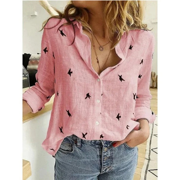 JENNIFER | Jennifer Blouse – Casual Elegance and Relaxed Fit for a Sophisticated and Comfortable Style-Cramta
