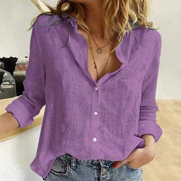 JENNIFER | Jennifer Blouse – Casual Elegance and Relaxed Fit for a Sophisticated and Comfortable Style-Cramta