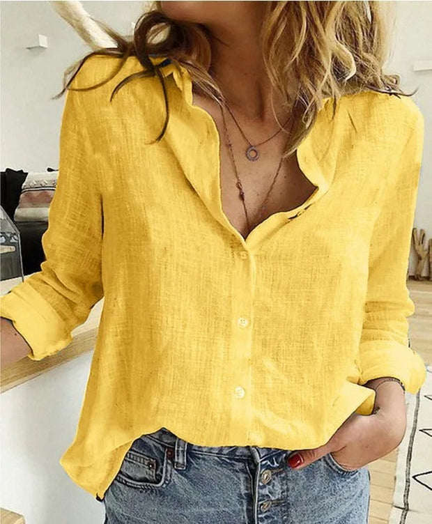 JENNIFER | Jennifer Blouse – Casual Elegance and Relaxed Fit for a Sophisticated and Comfortable Style-Cramta