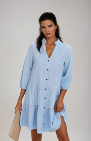 Adeline Summer Dress – A Fresh and Elegant Light Blue Look for the Perfect Summer Style-Cramta