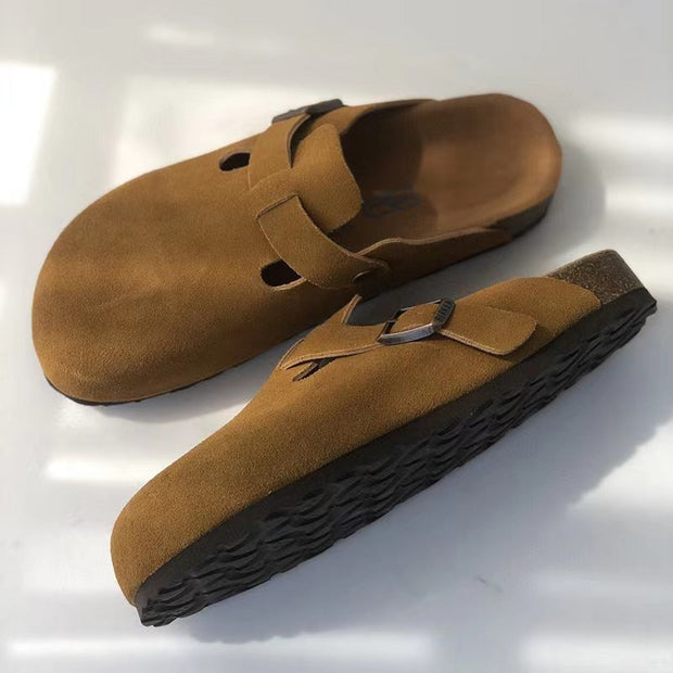 Unisex Patrician Leather Sandals – Ergonomic Comfort and Elegant Durable Style-Cramta