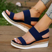 Elliana Ankle Strap Sandals with Stretch for Unmatched Comfort and Style All Day-Cramta